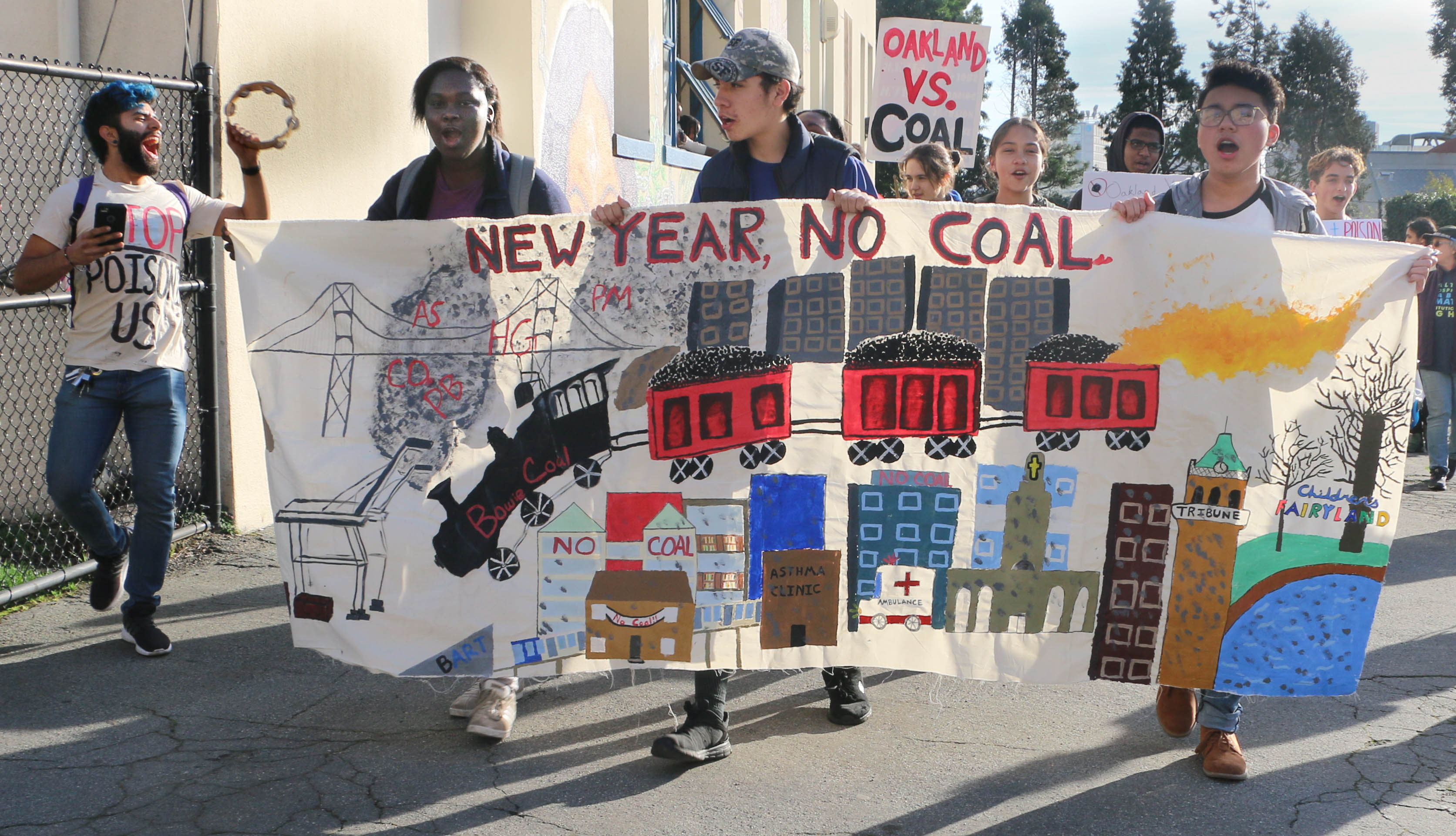 Youth March Against Coal - 2018-01-31. Photo credit: Rhonesha Victor.