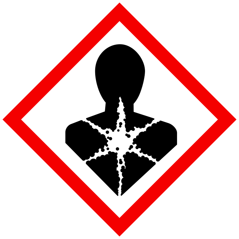 Globally Harmonized System of Classification and Labelling of Chemicals (GHS) pictogram for substances hazardous to human health